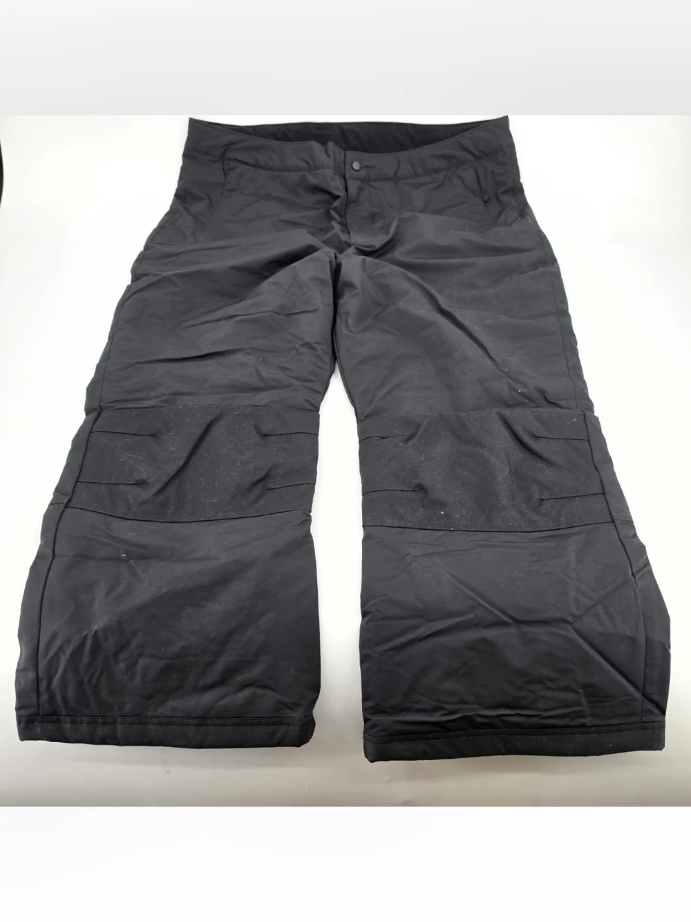 Lands End Ski Snow Pants Insulated Waterproof Womens Size 18/20 Black Zip Pocket